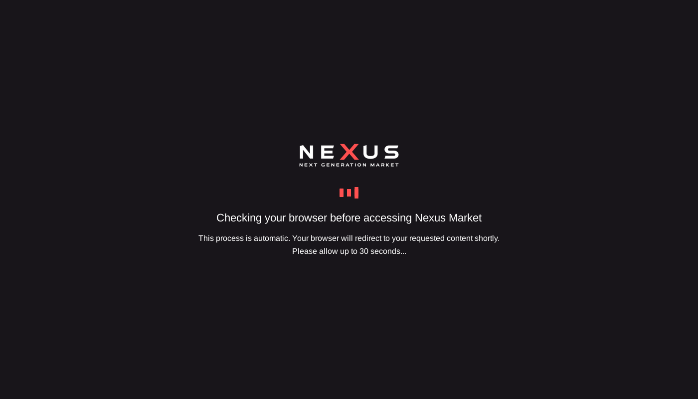 Nexus Market DDoS protection page